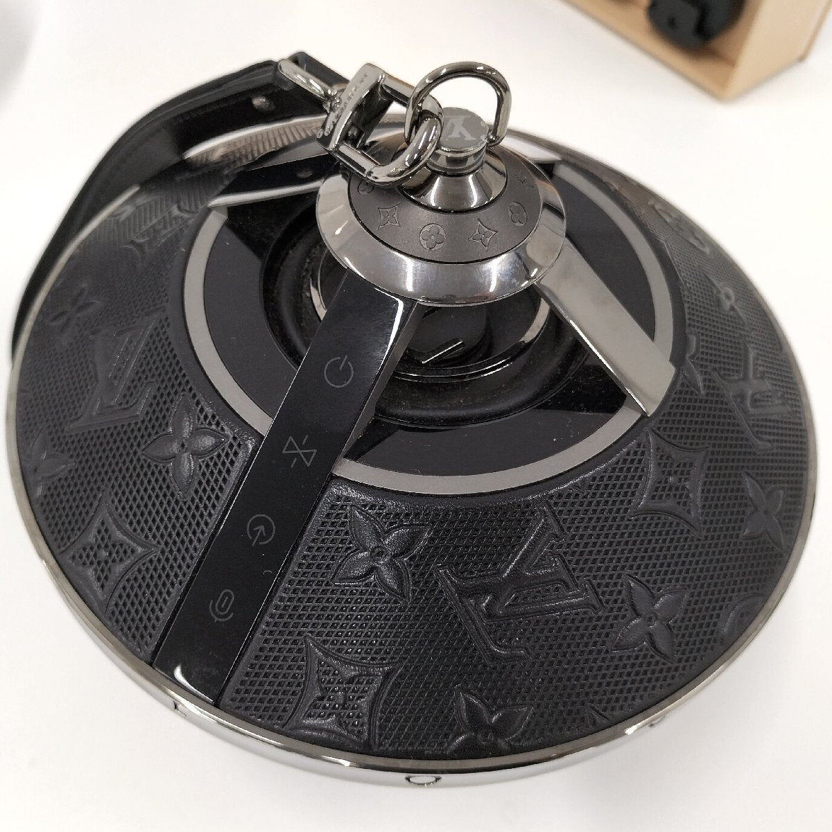 Louis Vuitton Horizon Light Up Speaker QAC000, Black Monogram, Bluetooth & AirPlay 2, with Dock and Case, 2021