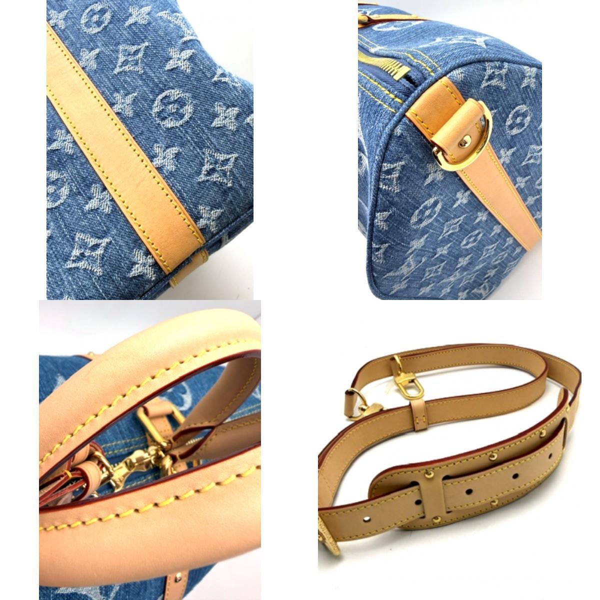 Louis Vuitton Keepall Bandoulière 45 M24315, Blue Monogram Denim, LV Remix, Spring/Summer 2024