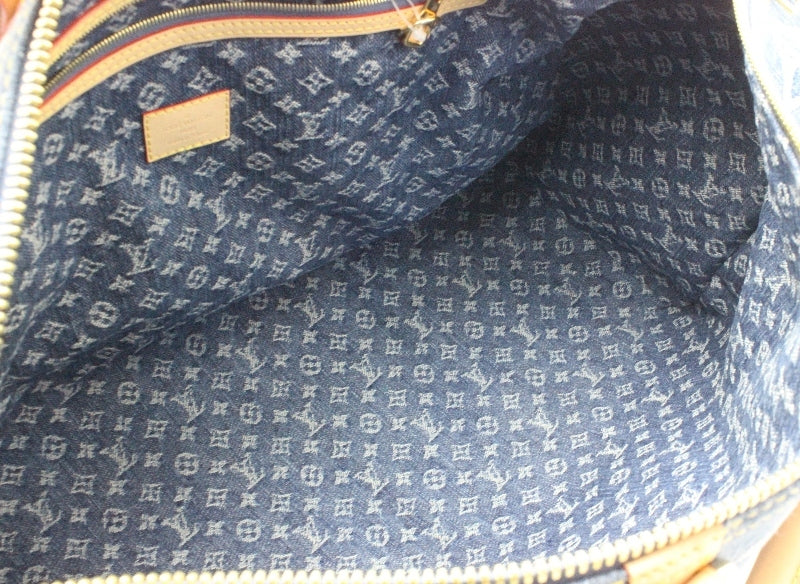 Louis Vuitton Keepall Bandoulière 45 M24315, Blue Monogram Denim, LV Remix, Spring/Summer 2024
