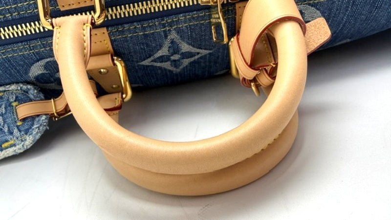 Louis Vuitton Keepall Bandoulière 45 M24315, Blue Monogram Denim, LV Remix, Spring/Summer 2024