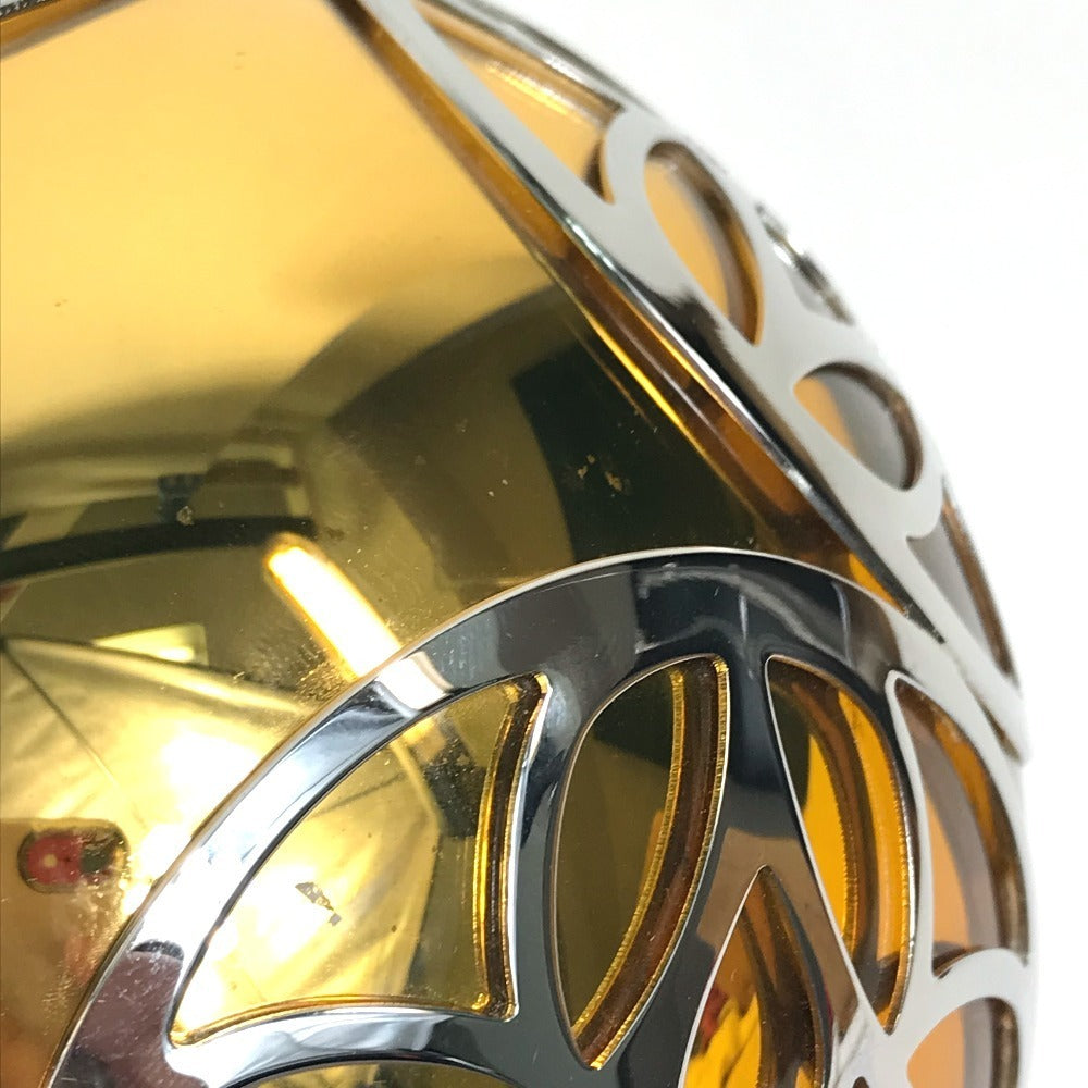 LOUIS VUITTON M47005 Holiday Ornament Ball + Monogram Trunk Case — Collectible Objet d’Art (Gold × Silver) [Pre-Owned]