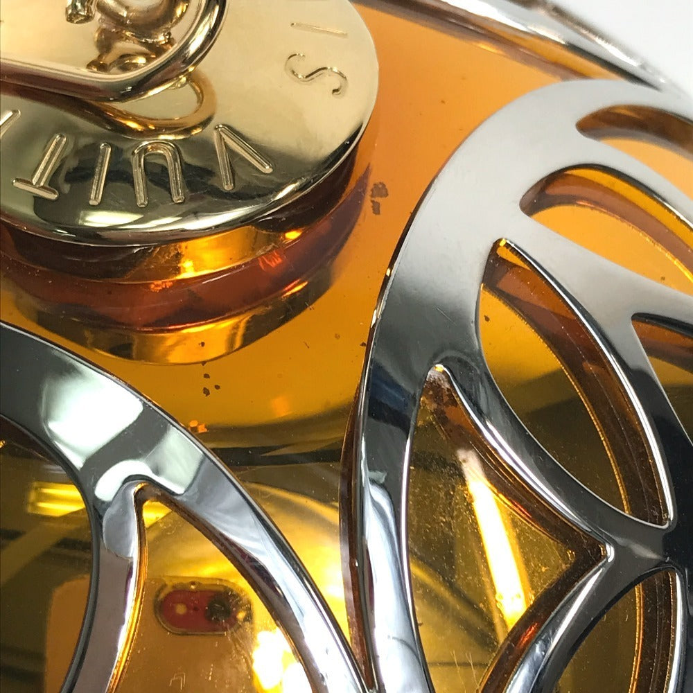 LOUIS VUITTON M47005 Holiday Ornament Ball + Monogram Trunk Case — Collectible Objet d’Art (Gold × Silver) [Pre-Owned]