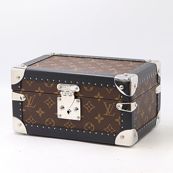 Louis Vuitton Coffret Trésor 24 Hardsided Jewelry and Valuables Case in Brown Monogram Canvas