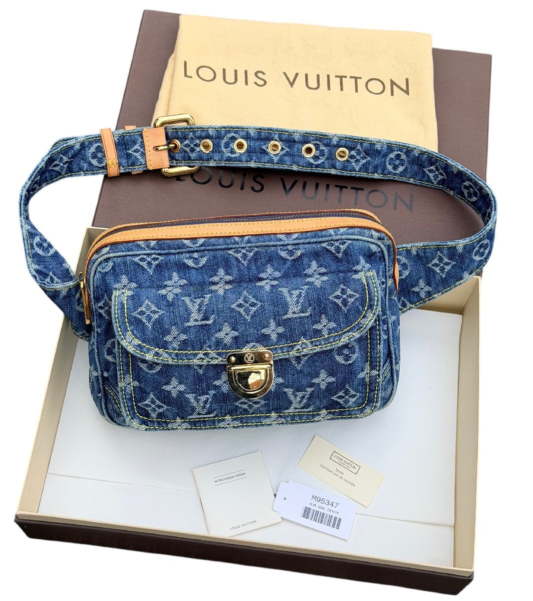 Louis Vuitton Monogram Denim bum bag