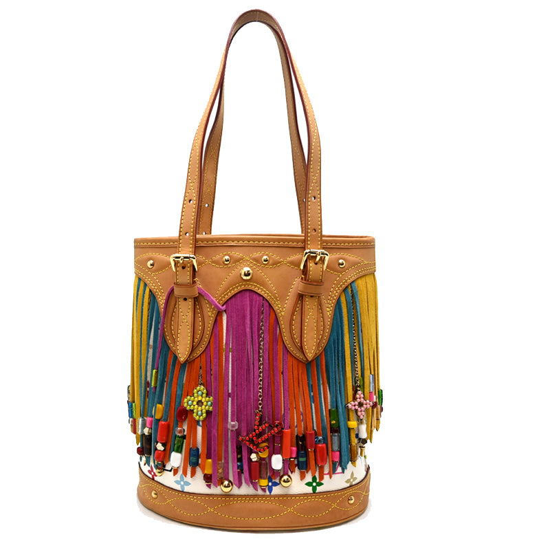 Louis Vuitton Monogram Multicolore Bucket Fringe