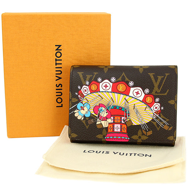 Louis Vuitton Portefeuille Victorine M69754 Vivienne Trifold Wallet, Monogram Canvas, Japan Limited 2020