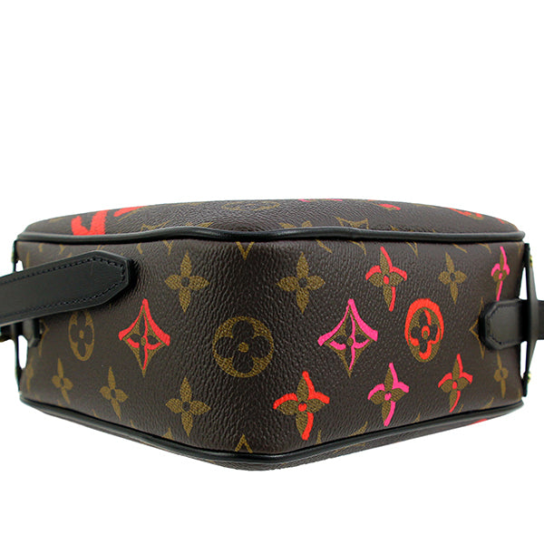 Louis Vuitton Sac Coeur Fall in Love M45890, Monogram Canvas Heart-Shaped Crossbody with Lipstick Charm