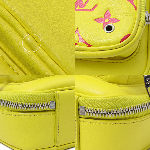 Louis Vuitton Utility Crossbody M58652, Jaune Calfskin with Vitamins Monogram Panel, Fall/Winter 2021