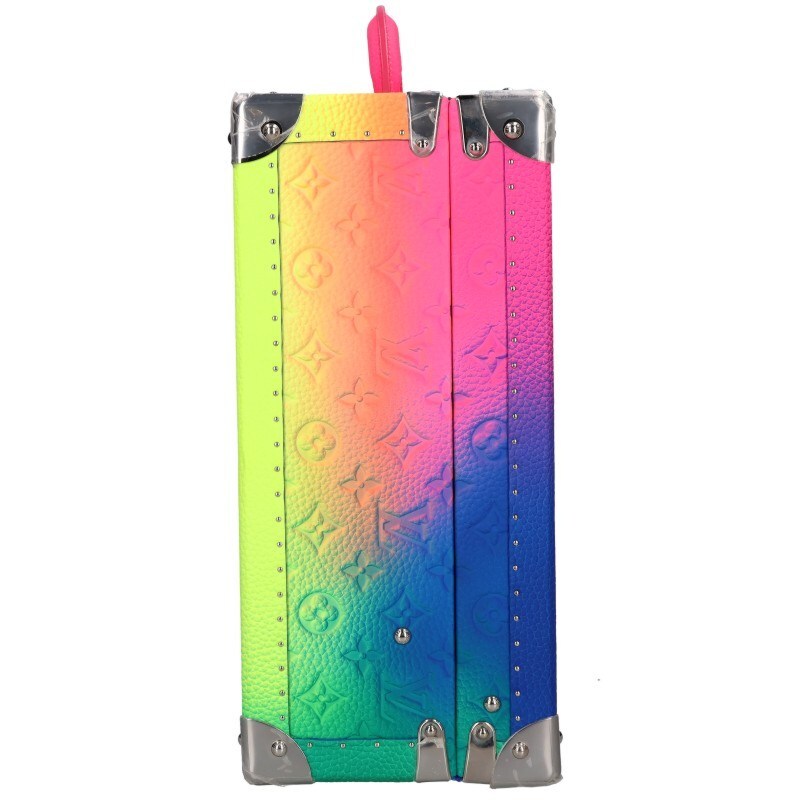 Louis Vuitton Cotteville 40 M20477, Taurillon Illusion Rainbow Monogram Trunk, Virgil Abloh Era, 2022