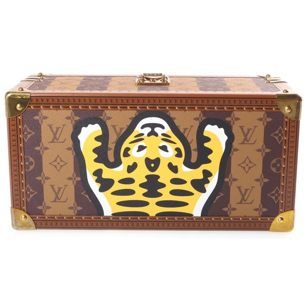 LOUIS VUITTON × NIGO LV² Coffret Accessoires M20463 Monogram Stripe Tiger Hardsided Case