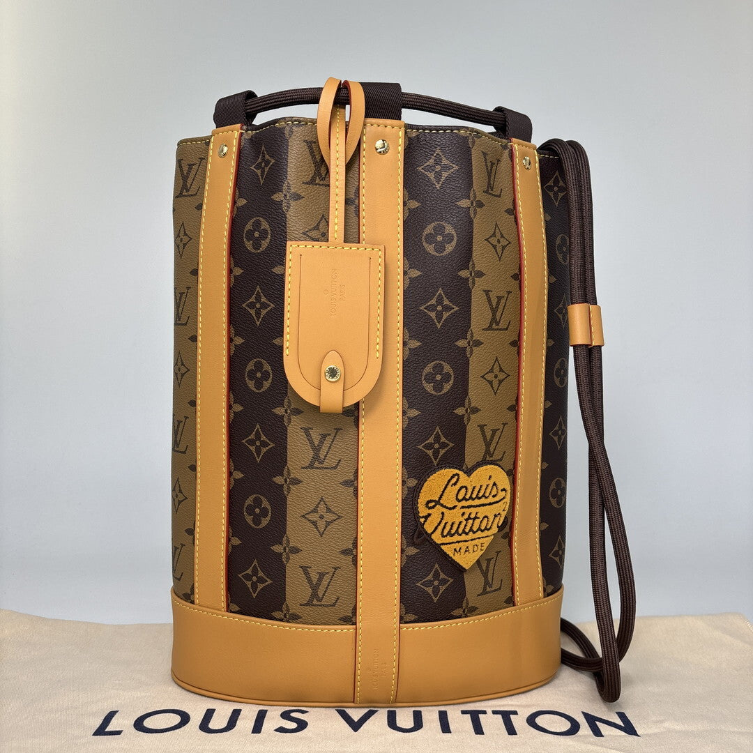 LOUIS VUITTON × NIGO LV² Randonée Messenger M45968 Monogram Stripes Shoulder Bag