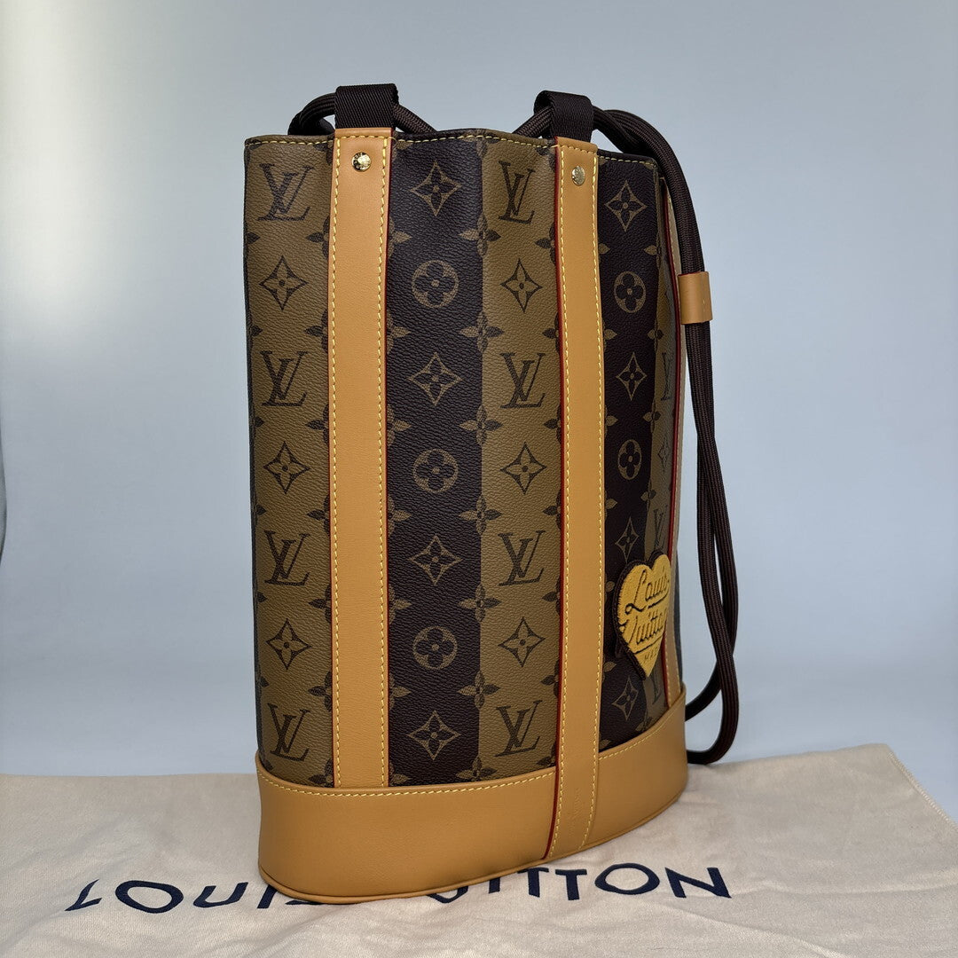 LOUIS VUITTON × NIGO LV² Randonée Messenger M45968 Monogram Stripes Shoulder Bag