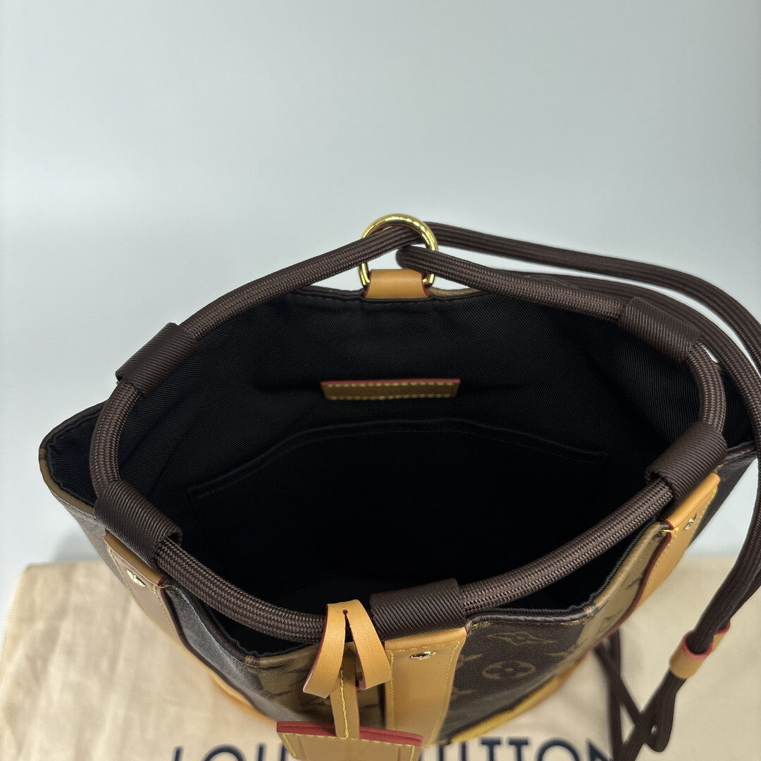 LOUIS VUITTON × NIGO LV² Randonée Messenger M45968 Monogram Stripes Shoulder Bag