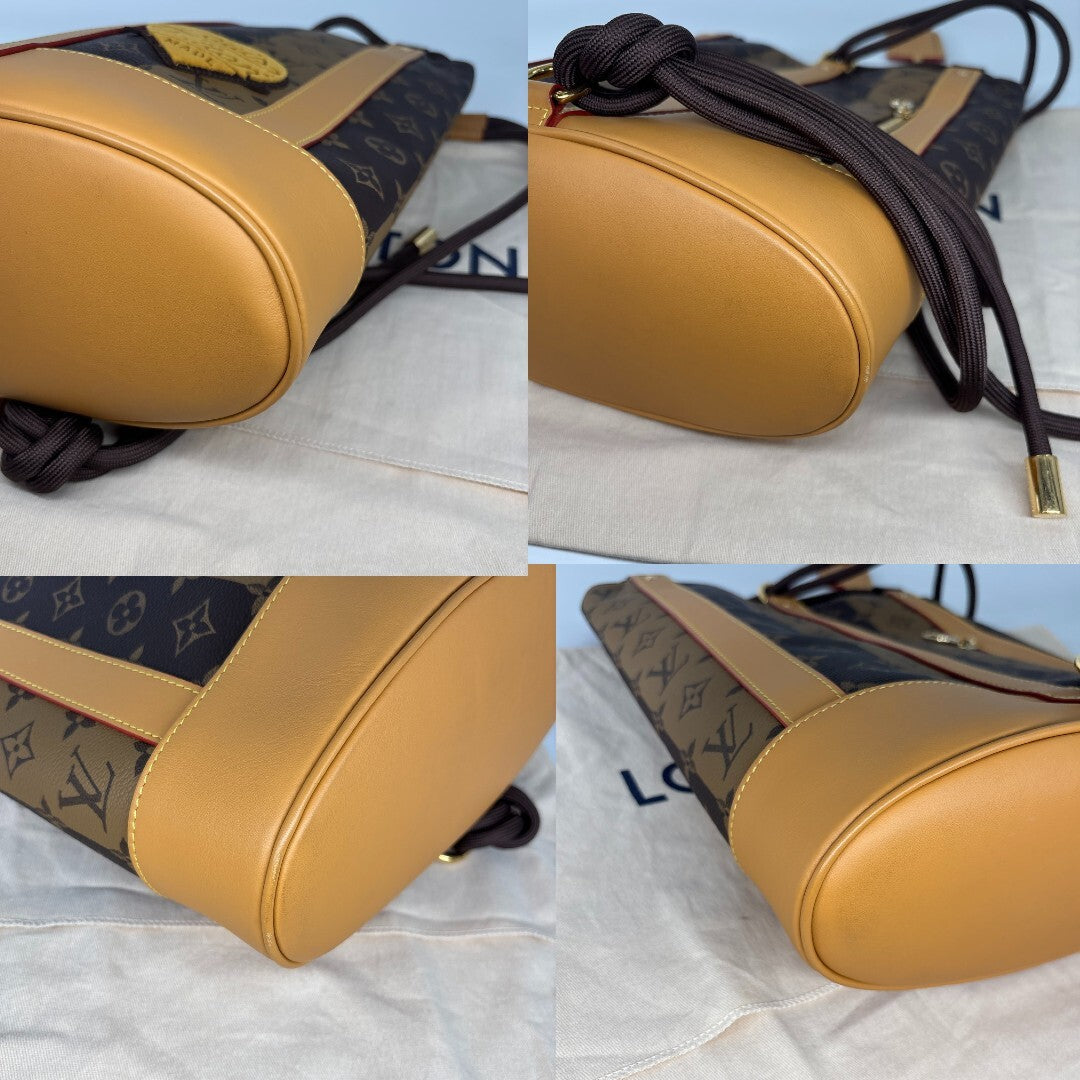 LOUIS VUITTON × NIGO LV² Randonée Messenger M45968 Monogram Stripes Shoulder Bag