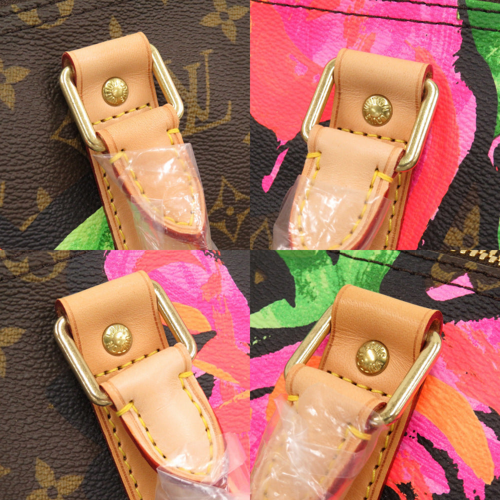 Louis Vuitton × Stephen Sprouse Keepall 50 M48605, Monogram Roses Canvas Travel Bag, 2009 Tribute Collection