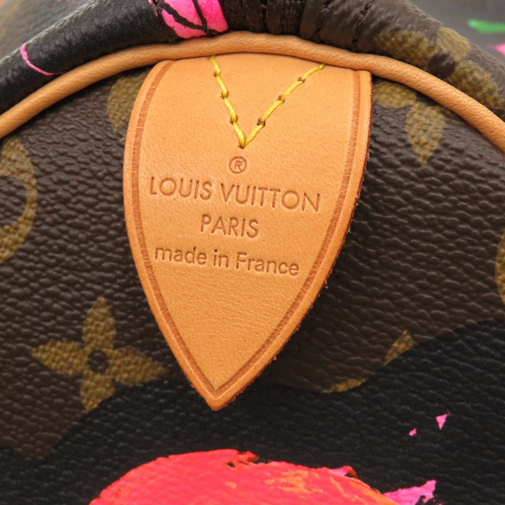 Louis Vuitton × Stephen Sprouse Keepall 50 M48605, Monogram Roses Canvas Travel Bag, 2009 Tribute Collection
