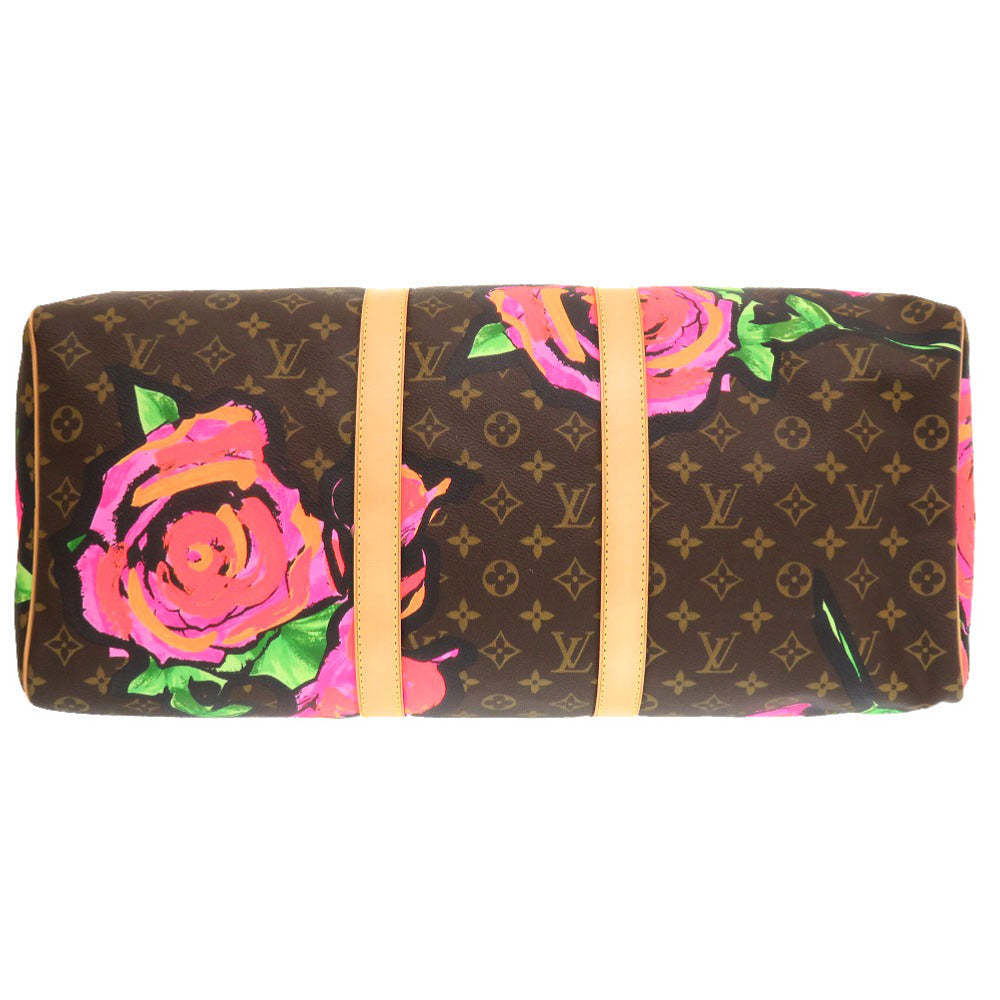 Louis Vuitton × Stephen Sprouse Keepall 50 M48605, Monogram Roses Canvas Travel Bag, 2009 Tribute Collection