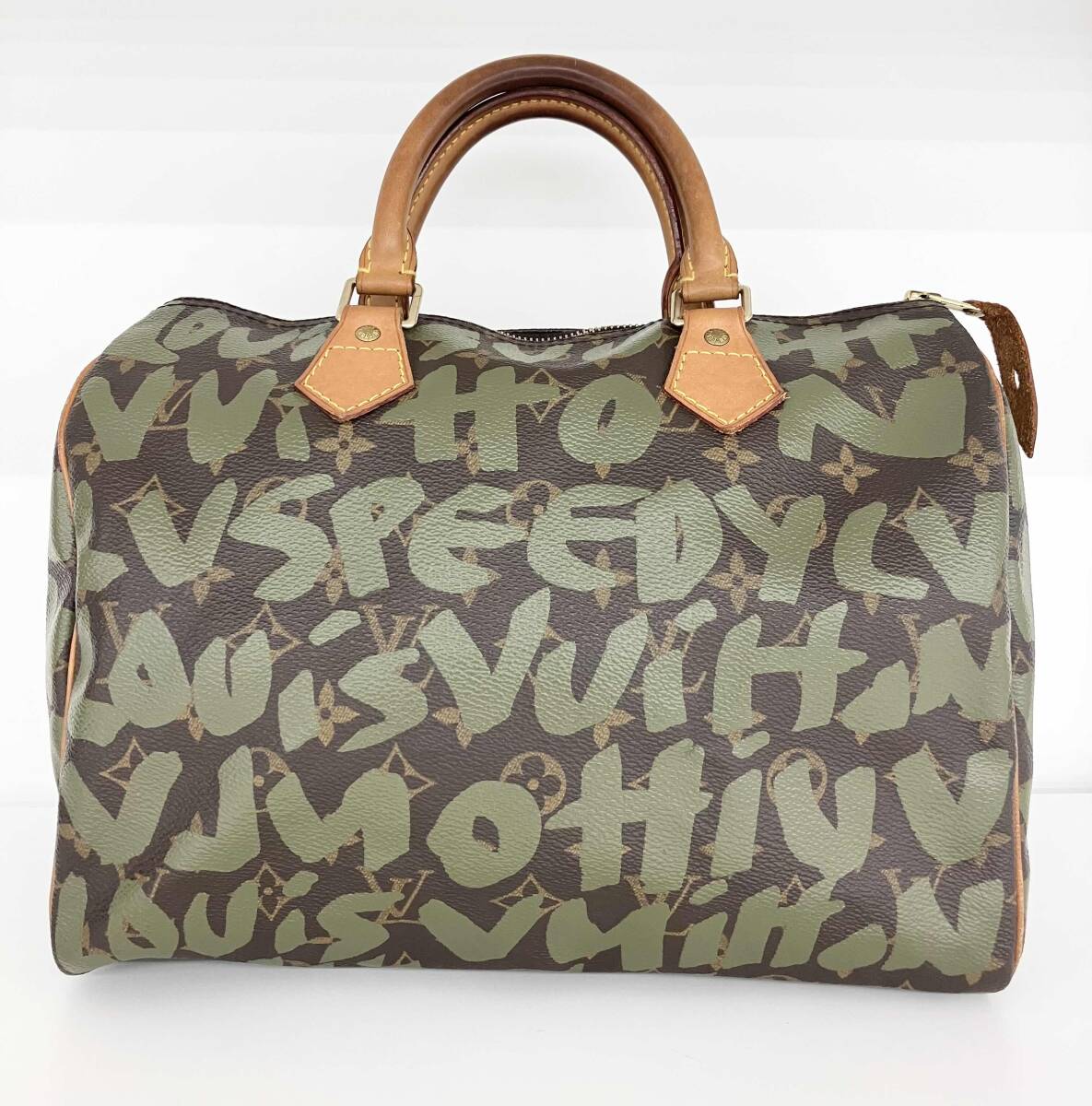 Louis Vuitton × Stephen Sprouse khaki Graffiti Speedy 30