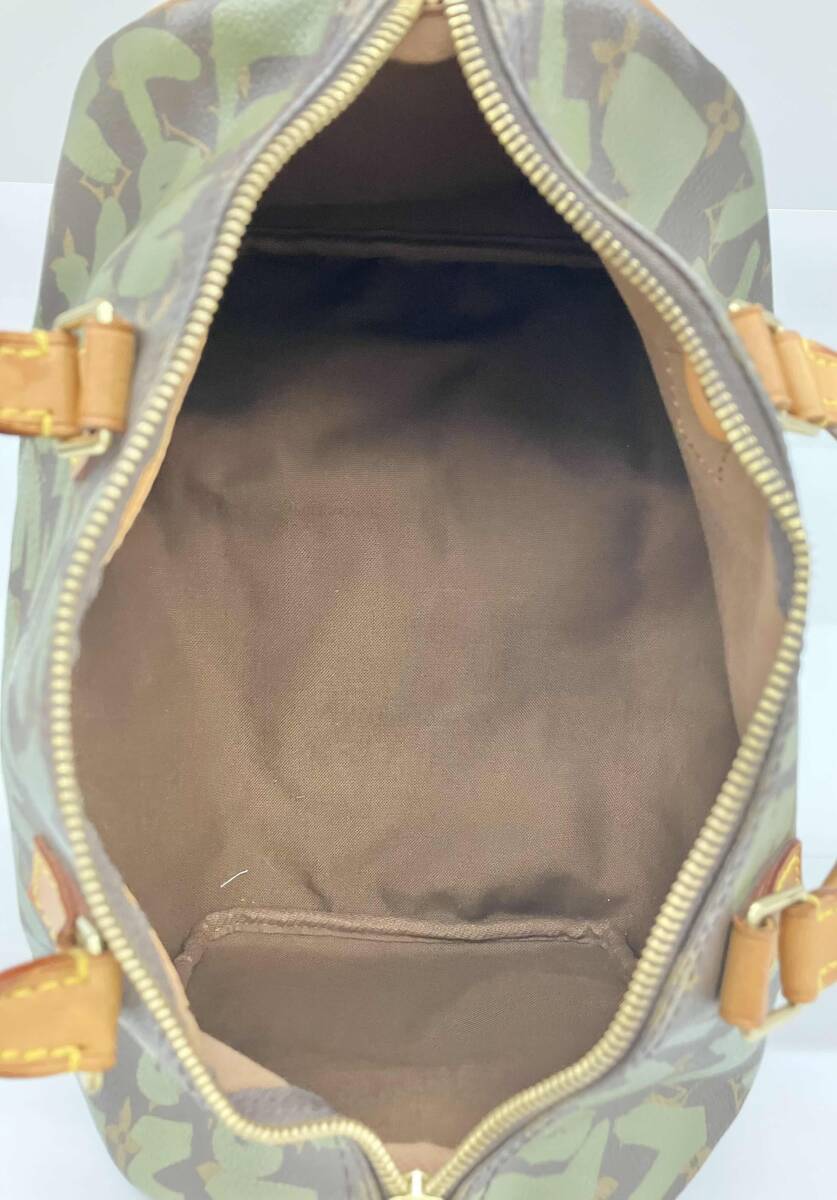 Louis Vuitton × Stephen Sprouse Speedy 30 M92194, Khaki Graffiti on Monogram Canvas, Original 2001 Edition