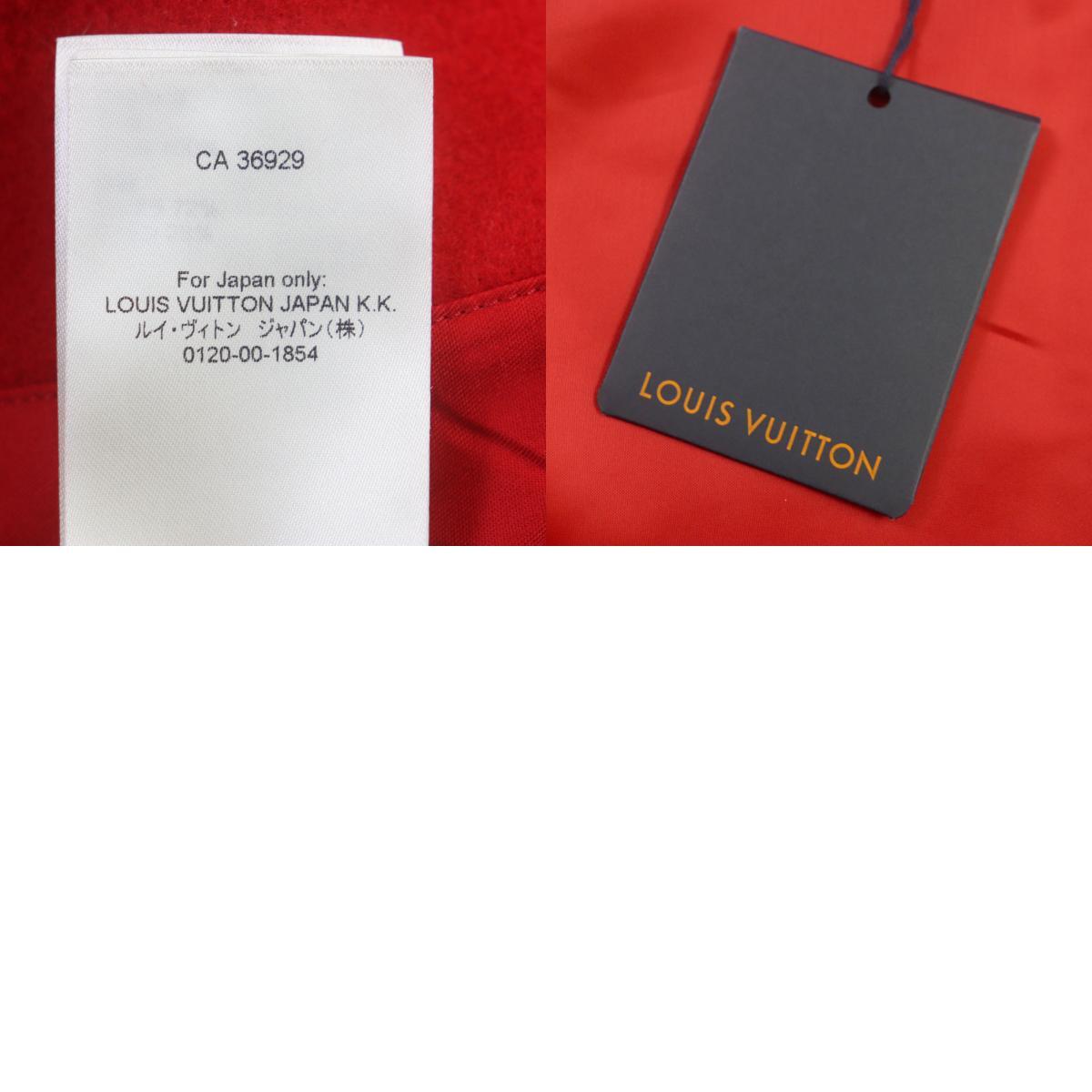 LOUIS VUITTON x Yayoi Kusama Embroidered Varsity Jacket Red White Size 58