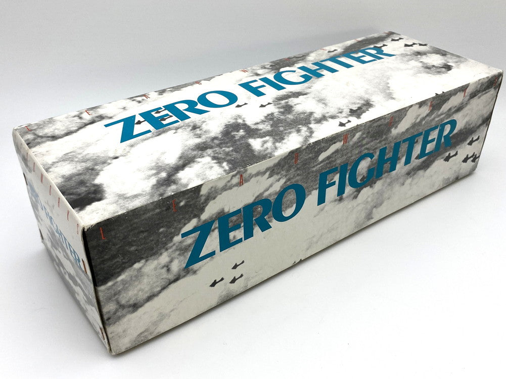 Large Japanese Tin Kamikaze Zero Fighter Aircraft Display Toy with Original Box