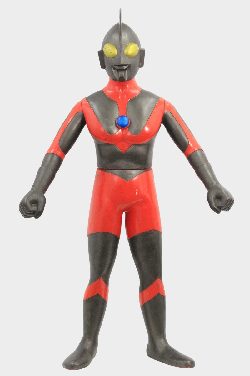 Life-Size Showa Ultraman Soft Vinyl Display Figure by Popy — 123cm Vintage Storefront Promo Statue