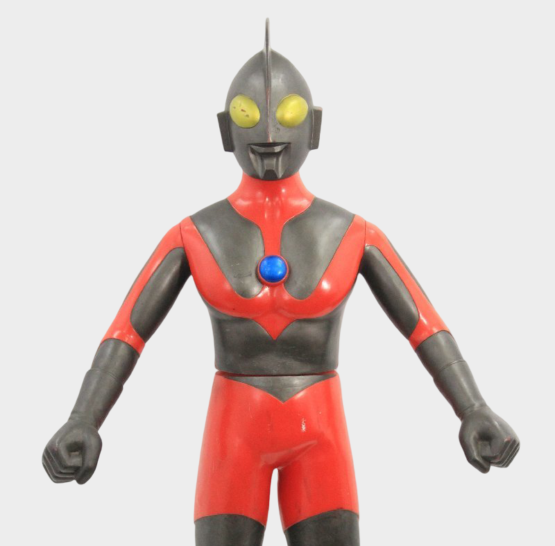 Life-Size Showa Ultraman Soft Vinyl Display Figure by Popy — 123cm Vintage Storefront Promo Statue