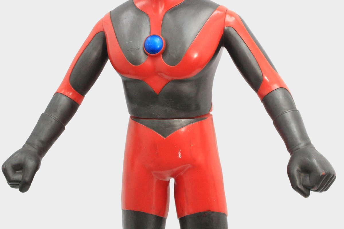 Life-Size Showa Ultraman Soft Vinyl Display Figure by Popy — 123cm Vintage Storefront Promo Statue