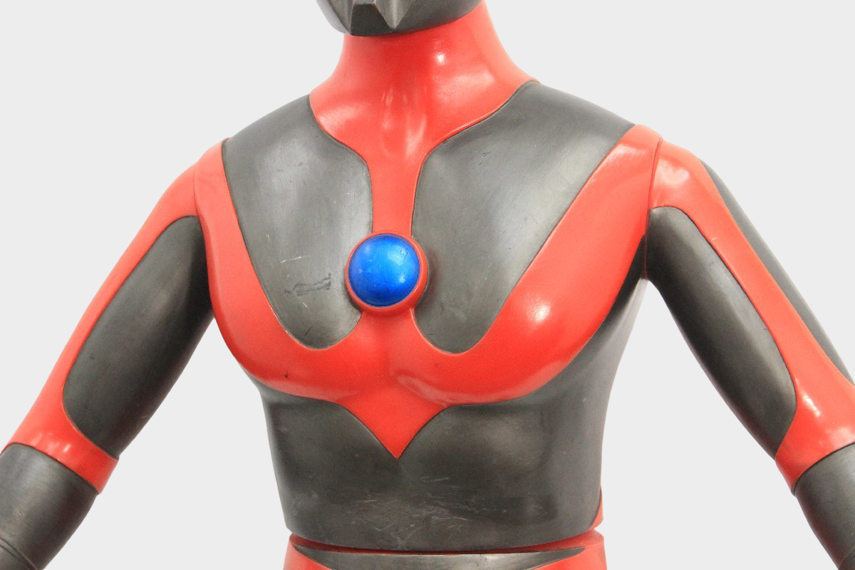 Life-Size Showa Ultraman Soft Vinyl Display Figure by Popy — 123cm Vintage Storefront Promo Statue