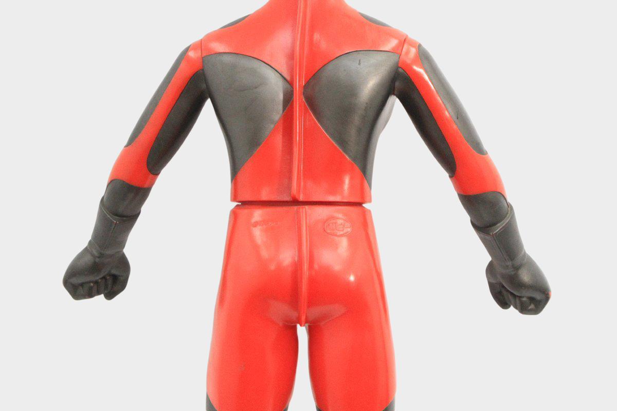 Life-Size Showa Ultraman Soft Vinyl Display Figure by Popy — 123cm Vintage Storefront Promo Statue