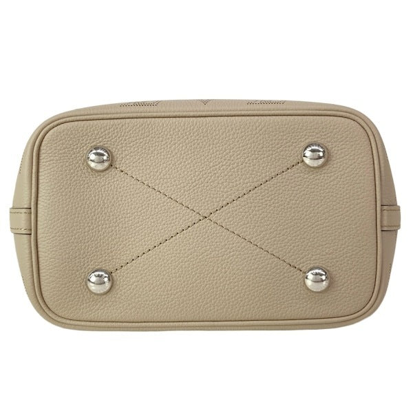 Louis Vuitton Blossom PM M21849 Mahina Perforated Leather Galet Tote Shoulder Bag
