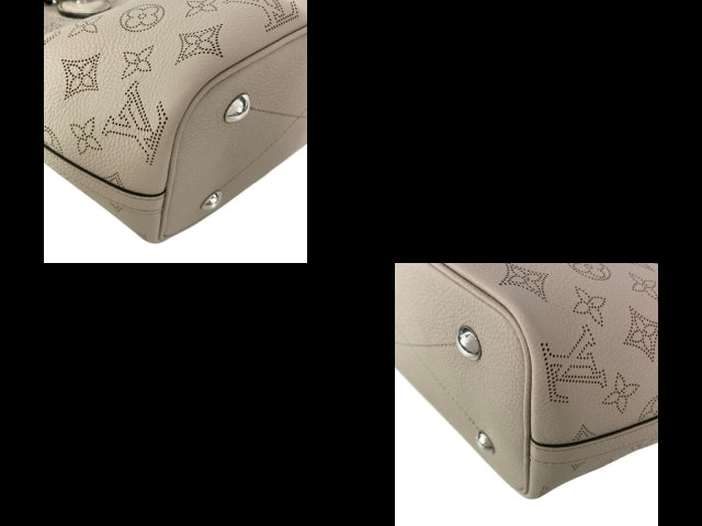 Louis Vuitton Blossom PM M21849 Mahina Perforated Leather Galet Tote Shoulder Bag