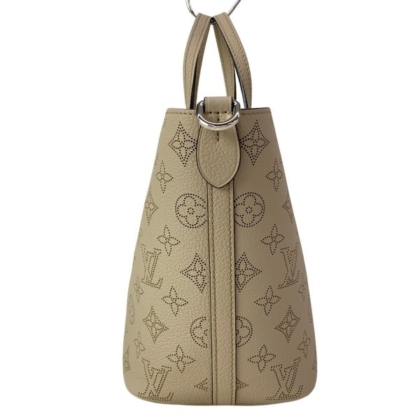 Louis Vuitton Blossom PM M21849 Mahina Perforated Leather Galet Tote Shoulder Bag