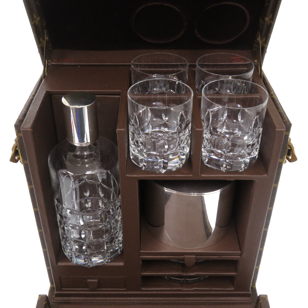 Louis Vuitton Cave Whisky PM M10098 Monogram Trunk Cabinet Bar Set