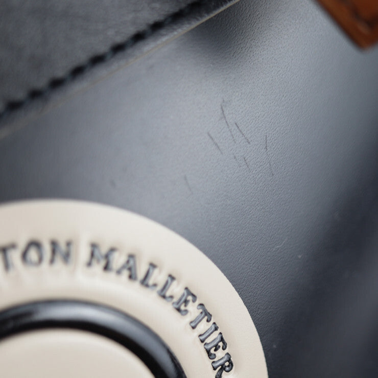 Louis Vuitton City Steamer MM M43080 – Black Leather 2WAY Tote + Multicolor Patches – Silver Hardware – AB Rank Authentic LV Handbag