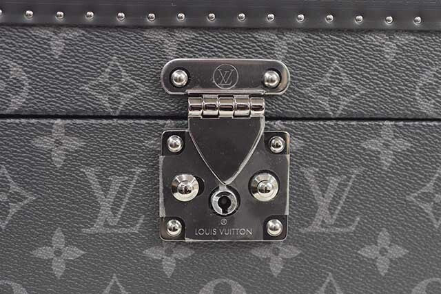 Louis Vuitton Monogram Eclipse Watch & Jewelry Trunk M70128003 – Silver Hardware – Unused Display Case