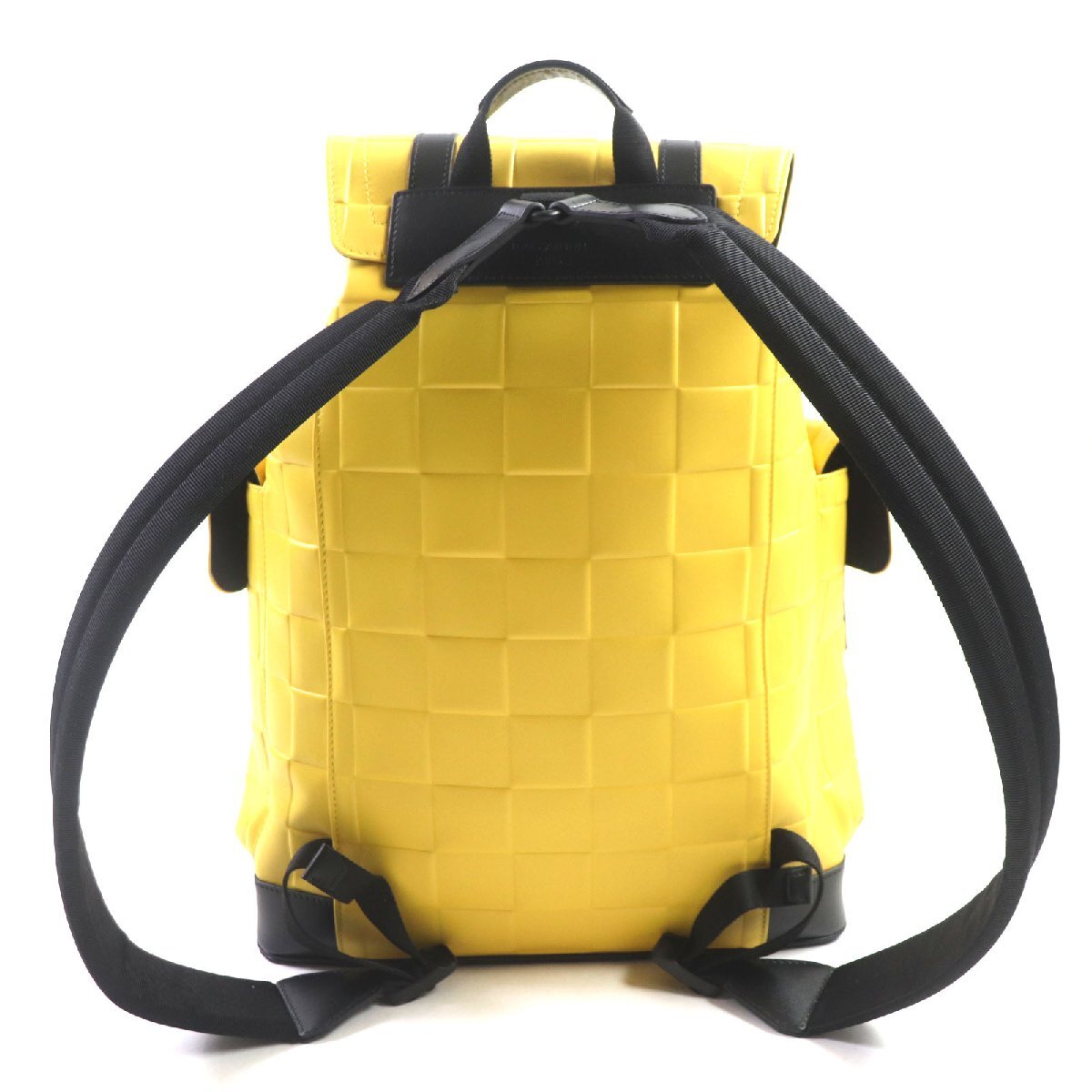 Louis Vuitton Damier Scuba Christopher MM M25016 Jaune Yellow Leather Backpack