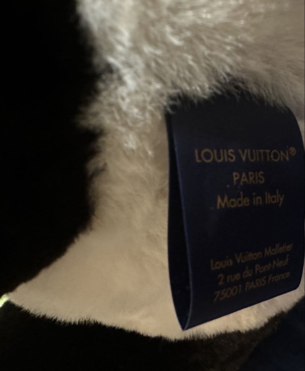 Louis Vuitton Doudou Panda PM GI1687 Monogram Plush Black White Bamboo