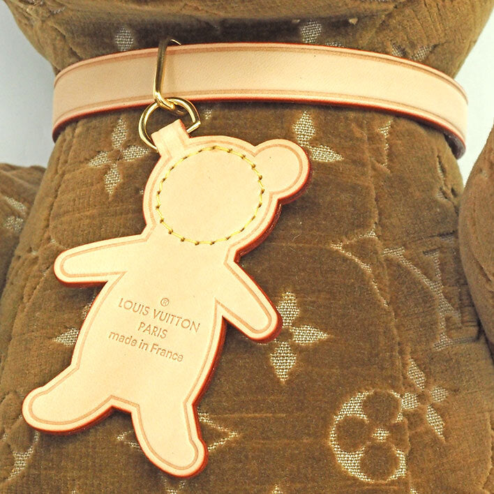 Louis Vuitton Doudou Teddy Bear GI0739 #MAKEAPROMISE Monogram Velour Brown
