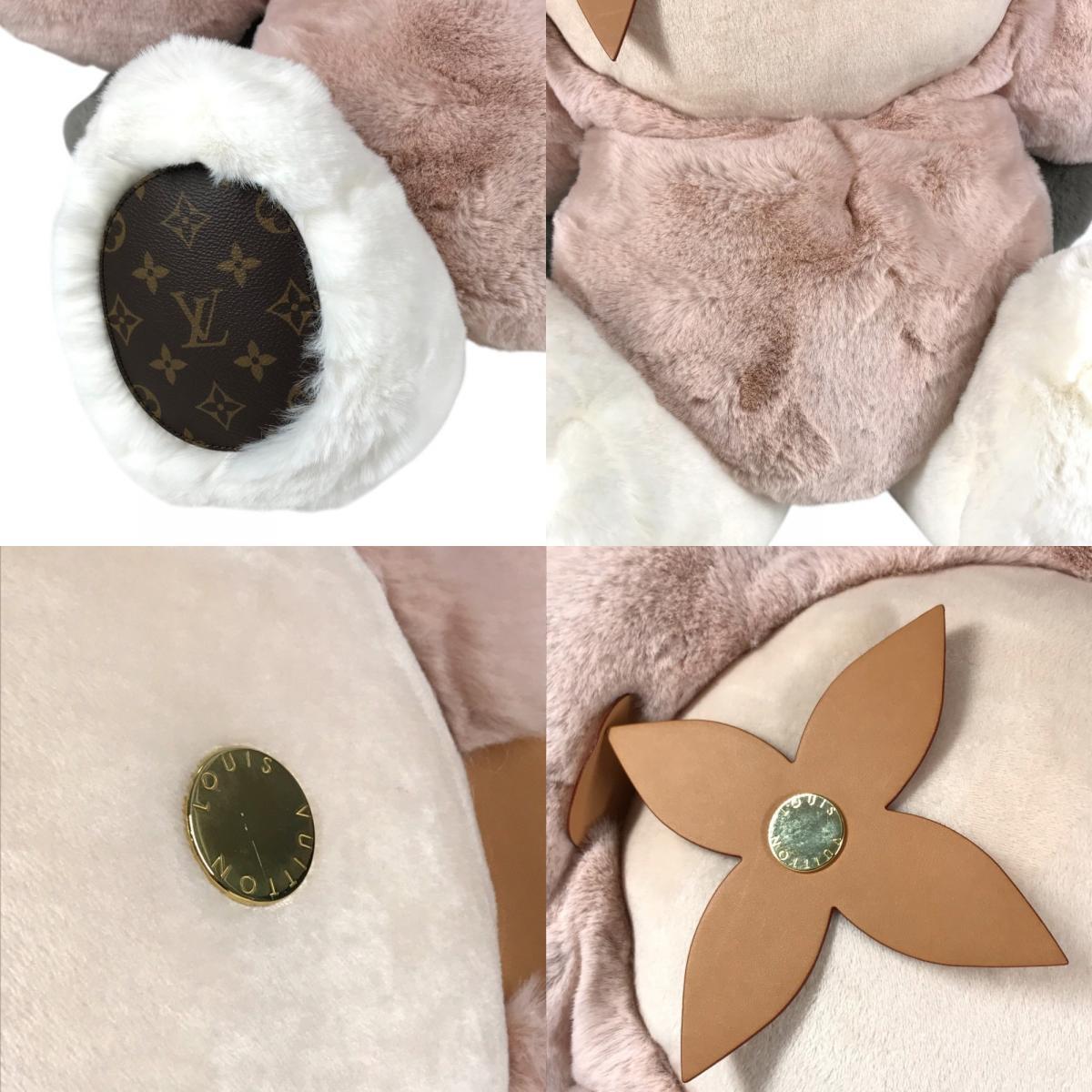 Louis Vuitton Doudou Vivienne Giant GI0948 XL Pink Monogram Plush Doll 93cm