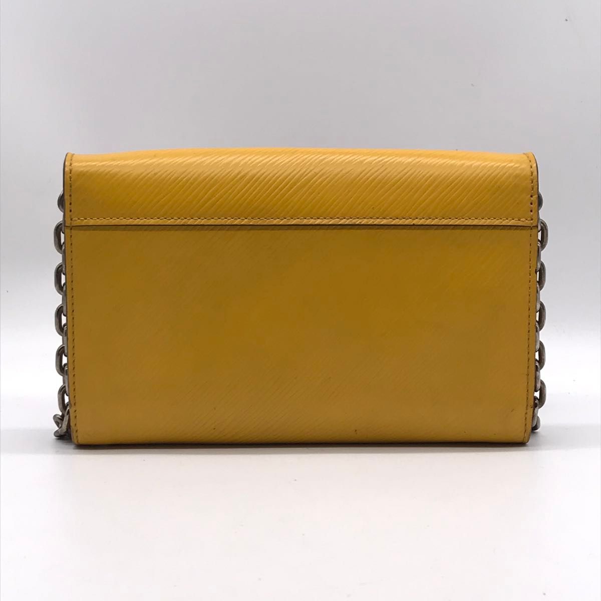 Louis Vuitton Epi Early Bird Twist Chain Wallet Yellow Jonquille 2016