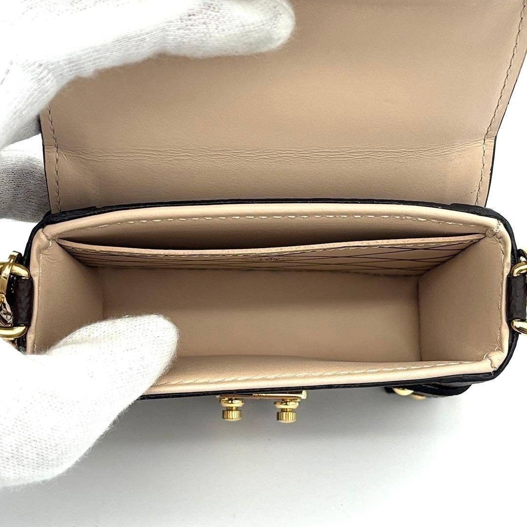 Louis Vuitton Essential Trunk M68575 Monogram Reverse Mini Chain Shoulder Bag