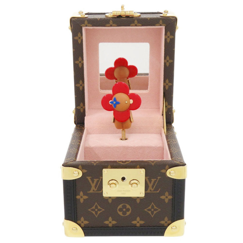 Louis Vuitton Vivienne music box mini trunk