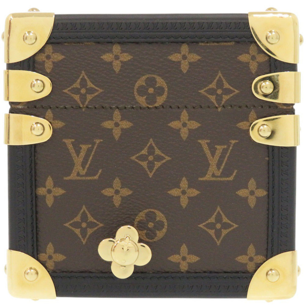 Louis Vuitton GI0267 Vivienne Music Box, Monogram Canvas Mini Trunk with Pink Interior and Mirror, 2018