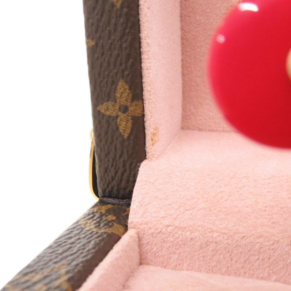 Louis Vuitton GI0267 Vivienne Music Box, Monogram Canvas Mini Trunk with Pink Interior and Mirror, 2018