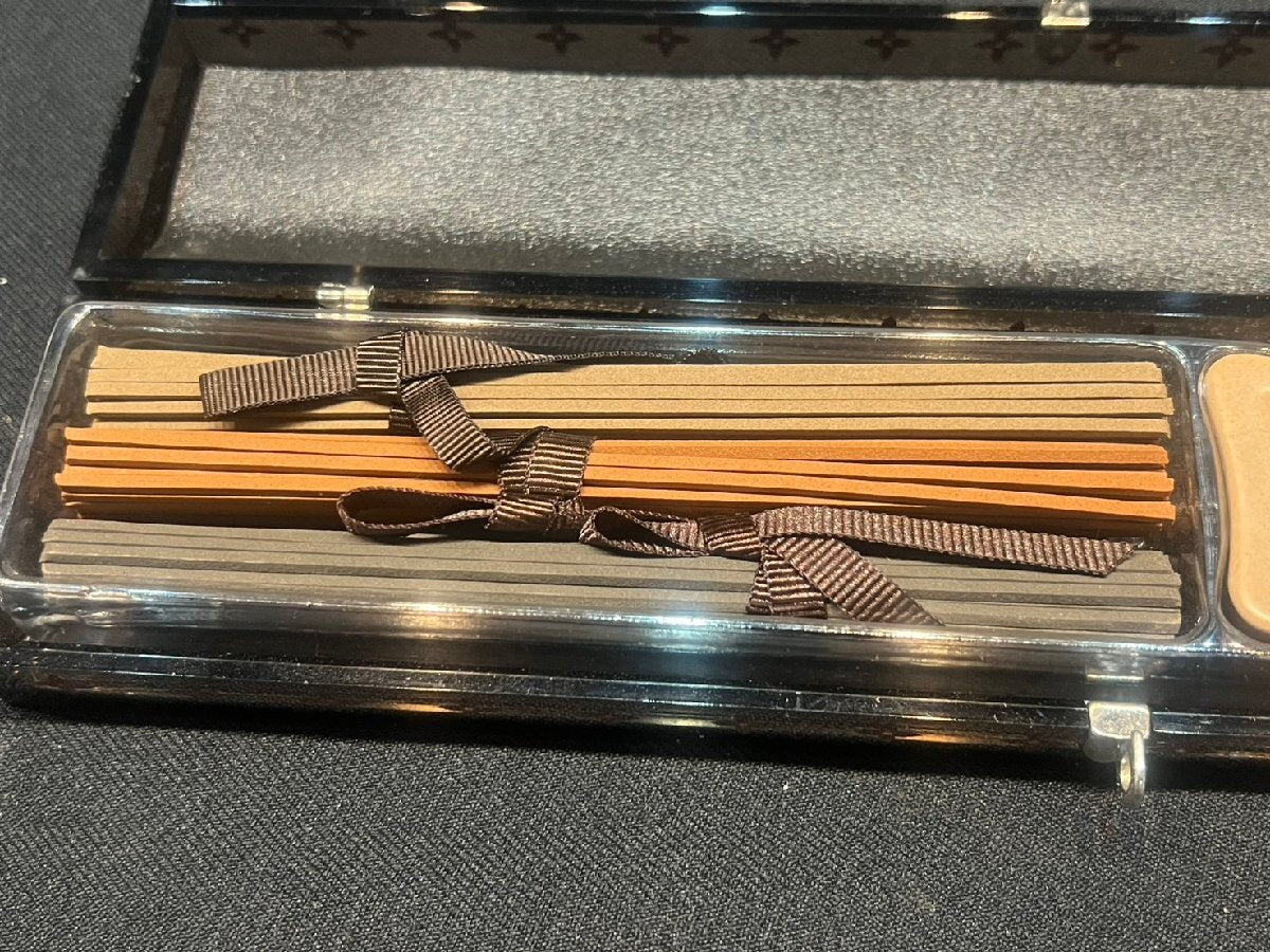 Louis Vuitton Incense de Voyage 25th Anniversary Ceramic Holder Set in Fitted Presentation Case, Unused