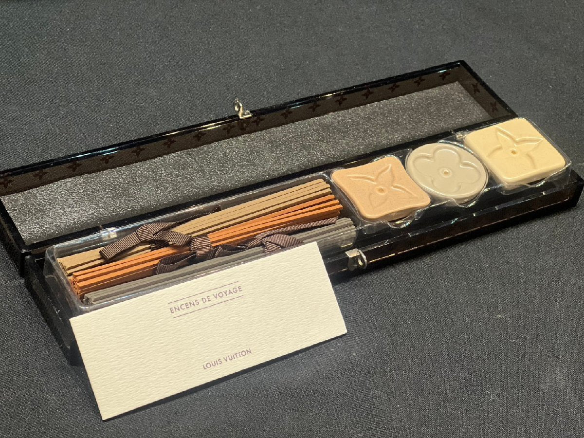Louis Vuitton Incense de Voyage 25th Anniversary Ceramic Holder Set in Fitted Presentation Case, Unused