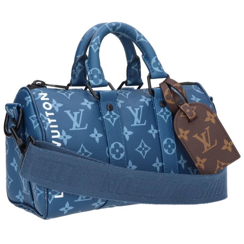 Louis Vuitton Keepall Bandoulière 25 M46803 Atlantic Blue Monogram FW23