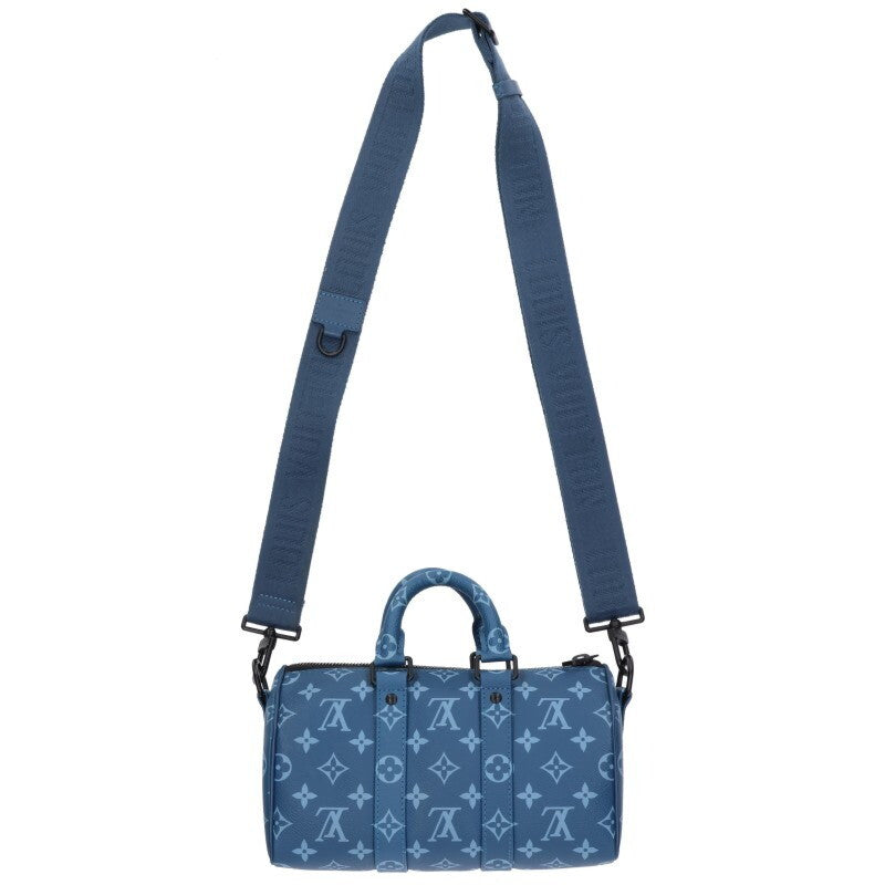 Louis Vuitton Keepall Bandoulière 25 M46803 Atlantic Blue Monogram FW23