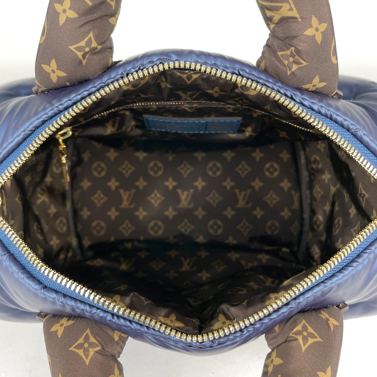 Louis Vuitton LV Pillow Speedy Bandoulière 25 M21061 Metallic Blue Recycled Nylon